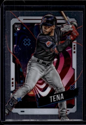 2024 Topps Chrome Cosmic #8 José Tena Cleveland Guardians Rookie - Image 1 of 2