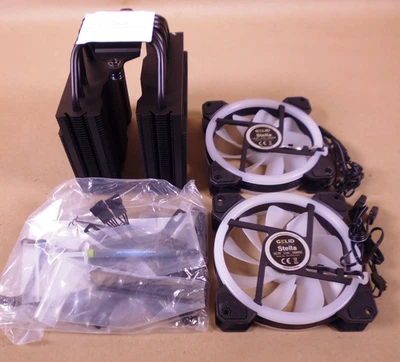 Gelid Solutions CC-GLACIER-02-A Glacier Black Ultimate CPU Cooler w/ Smart ARGB - Image 1 of 4