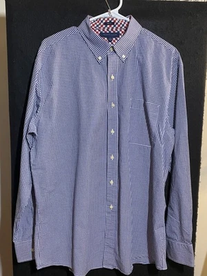 Camisa masculina Tommy Hilfiger ajuste regular sem ferro tamanho 17 (XL) - Imagem 1 de 4