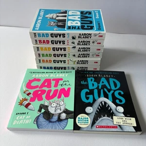 The Bad Guys Episodes 1-11 (PLUS 2x Extra Books) by Aaron Blabey BOOK BUNDLE - Picture 1 of 19