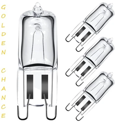 Halogen G9 40W Backofenlampe 230V 4er Pack Ofenlampe Mikrowelle Hitzebeständig - Bild 1 von 4