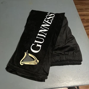 Guinness Damen Velour Logo Hose gerades Bein Gr. XL schwarz Pull On - Bild 1 von 2
