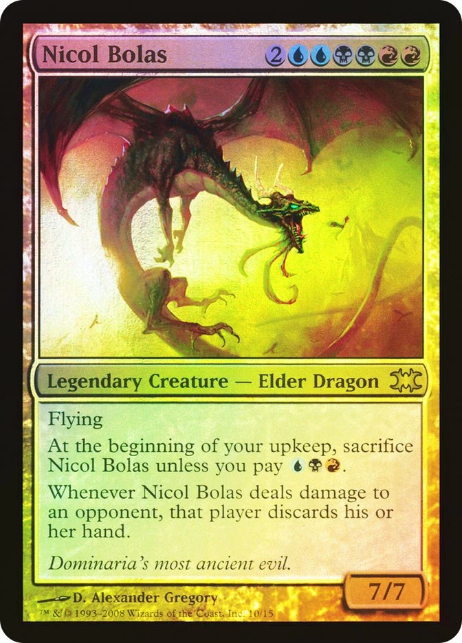 MTG FOIL Nicol Bolas  - From The Vault: Dragons #10 - Image 1 of 1