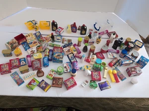 Mini Marken Lebensmittel Puppenhaus Miniaturen Lebensmittel Spielzeug Wagen Posten 120+ - Bild 1 von 7