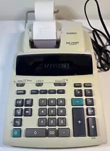 Casio / DR-210HT / 12 Digits / Desktop Printing Calculator / Working - Picture 1 of 6