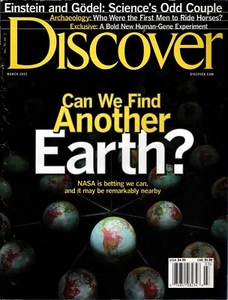 Discover Magazine March 2002 - Can NASA Find another Earth + Einstein & Godel - Picture 1 of 1