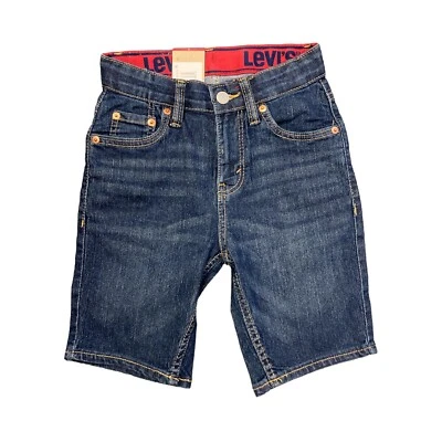 Levi's Boy's Zip Fly & Button Closure Belt Loops Adjustable Waistband Shorts - Image 1 of 2