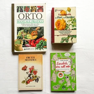 Lotto n°4 libri: fiori e giardino, orto e frutti selvatici – spedizione gratuita - Foto 1 di 19