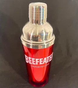 Beefeater London Gin Mezclador de Cócteles Rojo Rubí Plástico Metal - NUEVO - Imagen 1 de 8