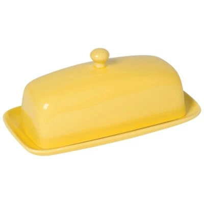 Now Designs Rectangular Butter Dish, Lemon (5037006) - Image 1 of 4