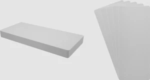 (30) CD Long Box Bin Index Divider Cards - 6" x 14-1/4" - White HEAVY DUTY 40mil - Bild 1 von 2