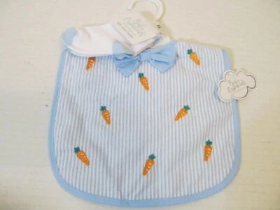 Babero y calcetines Baby Essentials, diseño de zanahoria de Pascua Foto 1 de 4