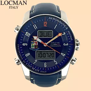LOCMAN AERONAUTICA MILITARE REF 441 Chronograph Quartz Titanium Watch 44 x 54mm - Picture 1 of 10