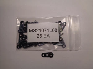 AIRCRAFT NUT PLATES MS21071L08 SA NAS696A08 SET OF 25 EACH NEW - Bild 1 von 1