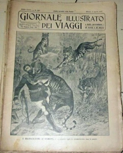 GIORNALE ILLUSTRATO DEI VIAGGI N. 562 - 1907 - I MANGIATORI D'UOMINI - Picture 1 of 1