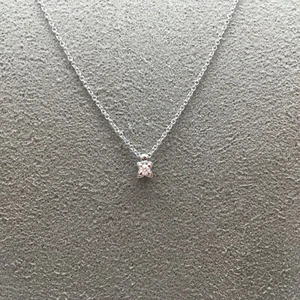 GIROCOLLO RECARLO, punto luce con diamante ct 0,05 e oro bianco 18 Kt ( 750 ) - Foto 1 di 1