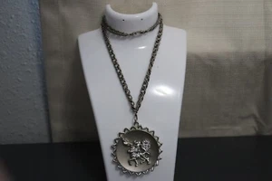 Vintage Sarah Coventry Horse Necklace – Silver-Tone – Retro Statement Jewelry - Picture 1 of 10