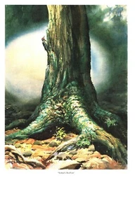 John Pike Watercolor Print - "Sinbad's Roc Foot" - Picture 1 of 1
