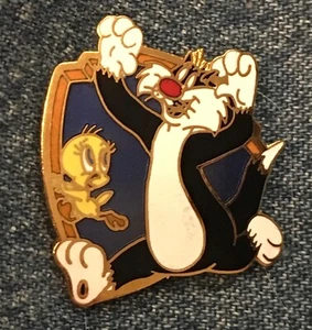 Pin WB Looney Tunes ~ Sylvester the Cat de Pinnacle Designs ~ 1989 de colección - Imagen 1 de 3