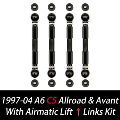 Kit de elevación nivelación ajustable suspensión neumática todo terreno eslabones de elevación para Audi A6 C5 4B Foto 1 de 4