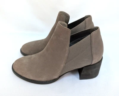 Botín para mujer EILEEN FISHER Bayo-TN Drizzle talla 7 de cuero al tobillo con tacón ancho Foto 1 de 4