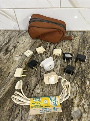 Vintage Foreign Electricity Converter Kit - Image 1 of 4