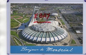 OLYMPIC STADIUM EXPOS & CFL~BONJOUR de MONTREAL,CANADA - Picture 1 of 2