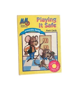 Vintage Media Materials Playing It Safe Flashcards Stranger Danger - Picture 1 of 6