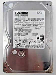 Toshiba DT01ACA100 1TB/2000GB 3.5" SATA HDD - Photo 1/1