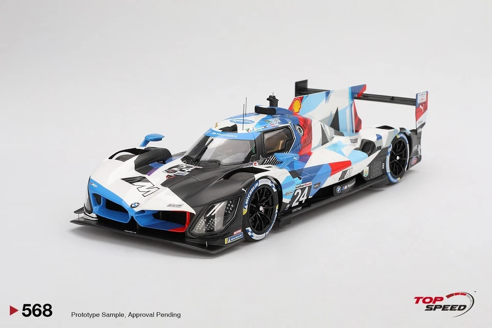 BMW M HYBRID V8 GTP 1/18 #24 TEAM RLL IMSA 24H DAYTONA 2024 TRUE SCALE TOP SPEED - Immagine 1 di 4