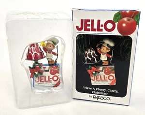 Enesco Jello HAVE A CHEERY CHERRY CHRISTMAS Christmas Ornament 1993 Kitchen Tree - Picture 1 of 7