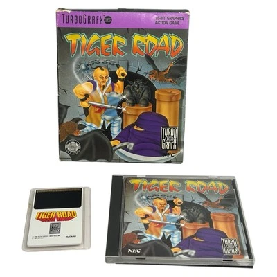 Tiger Road (TurboGrafx-16, 1990) Authentic CIB Complete In Box w/ Manual Tested - Image 1 of 4
