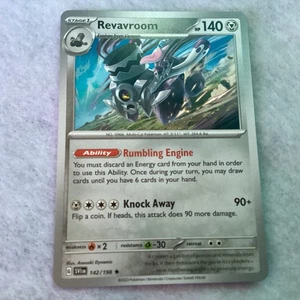 Revavroom Pokémon TCG 142/198 Regular Stage 1 Holo Rare Scarlet & Violet - Picture 1 of 2