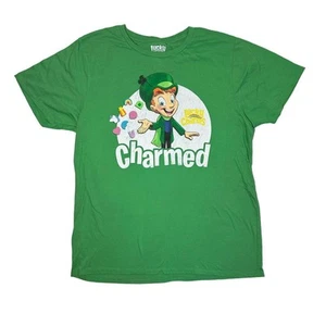 Lucky Charms Men's Large Kelly Green 'Charmed' Graphic Tee - Bild 1 von 4