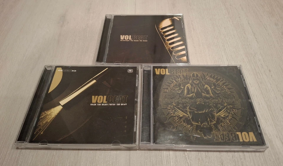 VOLBEAT (3) CD LOT: Strength The Sound The Songs, Rock The Rebel Metal The Devil Foto 1 de 2