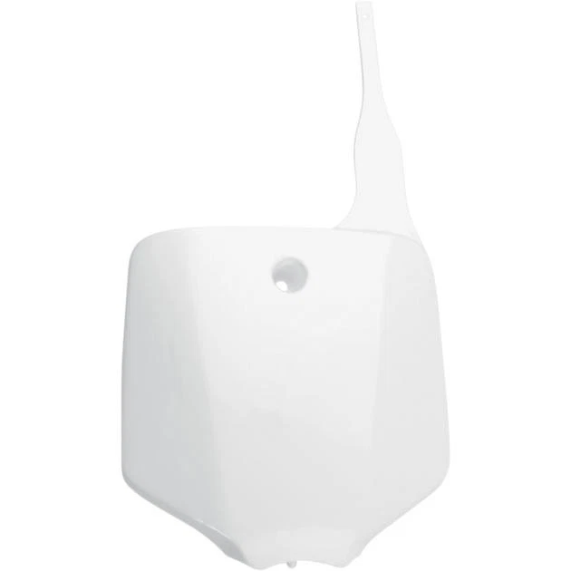 Placa de número UFO delantera blanca #KA03732047 para Kawasaki KX65/KLX110 Foto 1 de 1