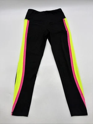 DSG Leggings Mujer XS Negro Rayas Rosa y Amarillo .#38204 Foto 1 de 4