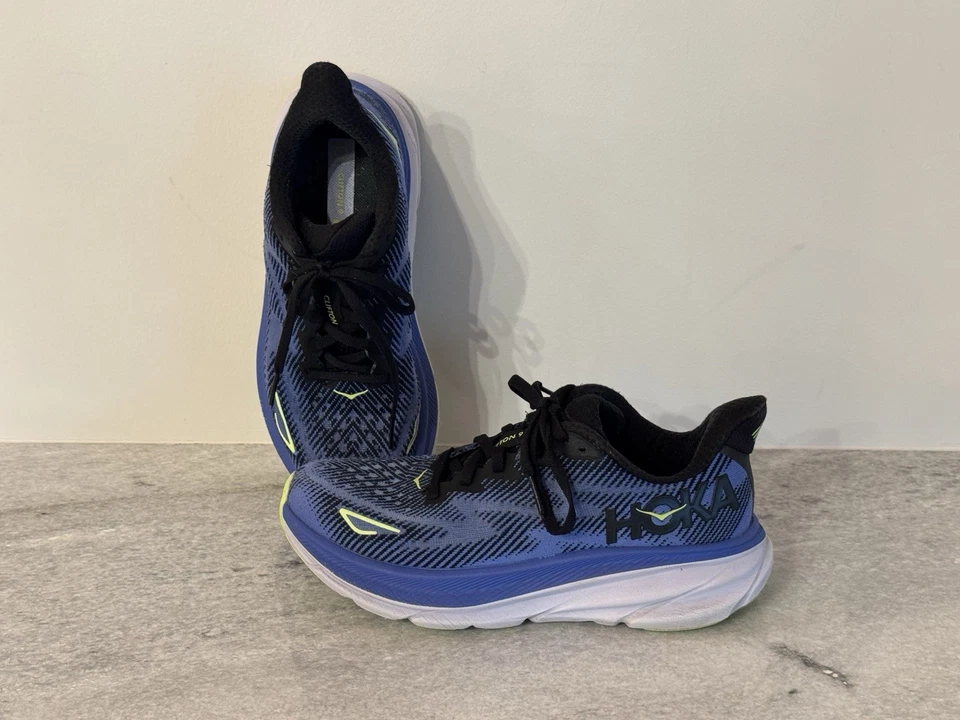 Zapatos Hoka One Clifton 9 'Black Stellar Blue' 1127896 BCKS (Mujer Talla 7B) Foto 1 de 4