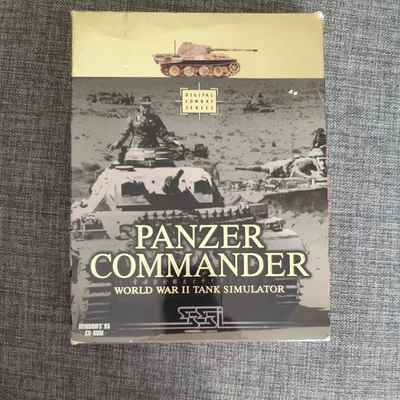 Panzer Commander World War II Tank Simulator Game 1998 PC Big Box Complete - Image 1 of 4