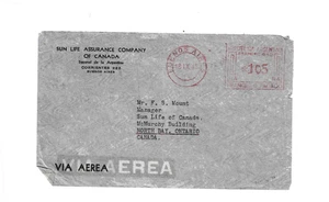 ARGENTINA 1945 Cover with Meter Cancel sent from Buenos Aires to Canada - Picture 1 of 2