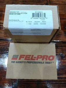 NEW Fel-Pro ES72160 Engine Cylinder Head Bolt Set - 97-08 Ford 3.8L 4.2L V6 - Picture 1 of 3