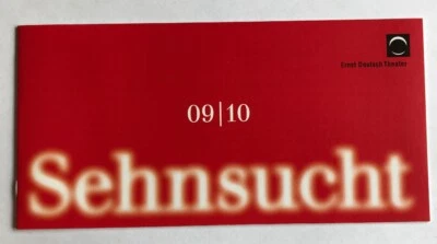 Ernst Deutsch Theater Programm Flyer Spielzeit 2009 2010 - Bild 1 von 4
