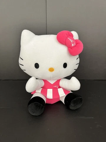 Hello Kitty New England Patriots 10" Plush Cheerleader Doll NFL Stuffed Animal Cover
