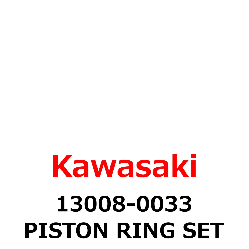 【NEW】Kawasaki Genuine 2008-2011 KLR650 PISTON RING SET 13008-0033 From Japan - Image 1 of 1