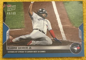 2022 Topps NOW #672 ⚾️ Vladimir Guerrero Jr ⚾️ Toronto Blue Jays ⚾️ BLUE 46/49 - Picture 1 of 7