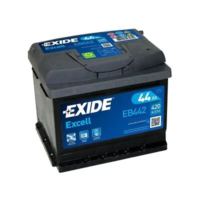 Battery For Ford Capri MK1 1300 Exide Excell 12V 44Ah 420CCA Type 063 - Image 1 of 4