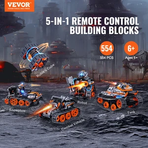 STEM Building Toys for Kids - 5-in-1 App & Remote Control Car - Picture 1 of 10