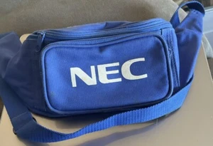 Vintage Blue Canvas NEC COMDEX 93’ Waist pack Fanny Pack Computer VG Condition - Picture 1 of 4