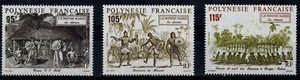 Briefmarke Nr. 410 bis 412 aus Polynesien postfrisch ** postfrisch - Bild 1 von 1