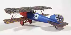 Kit Aereo RC Albatros D.V/D.Va Death's Head con Motore, Prop e Servo Microacci Nuovo - Foto 1 di 12